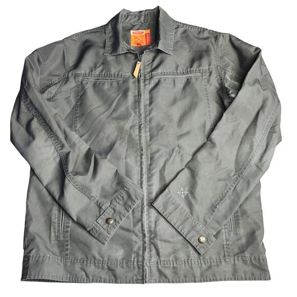Oxbow Women's Large Full Zip Utility Jacket Unlined Waxed (?) Windbreaker - Picture 1 of 7